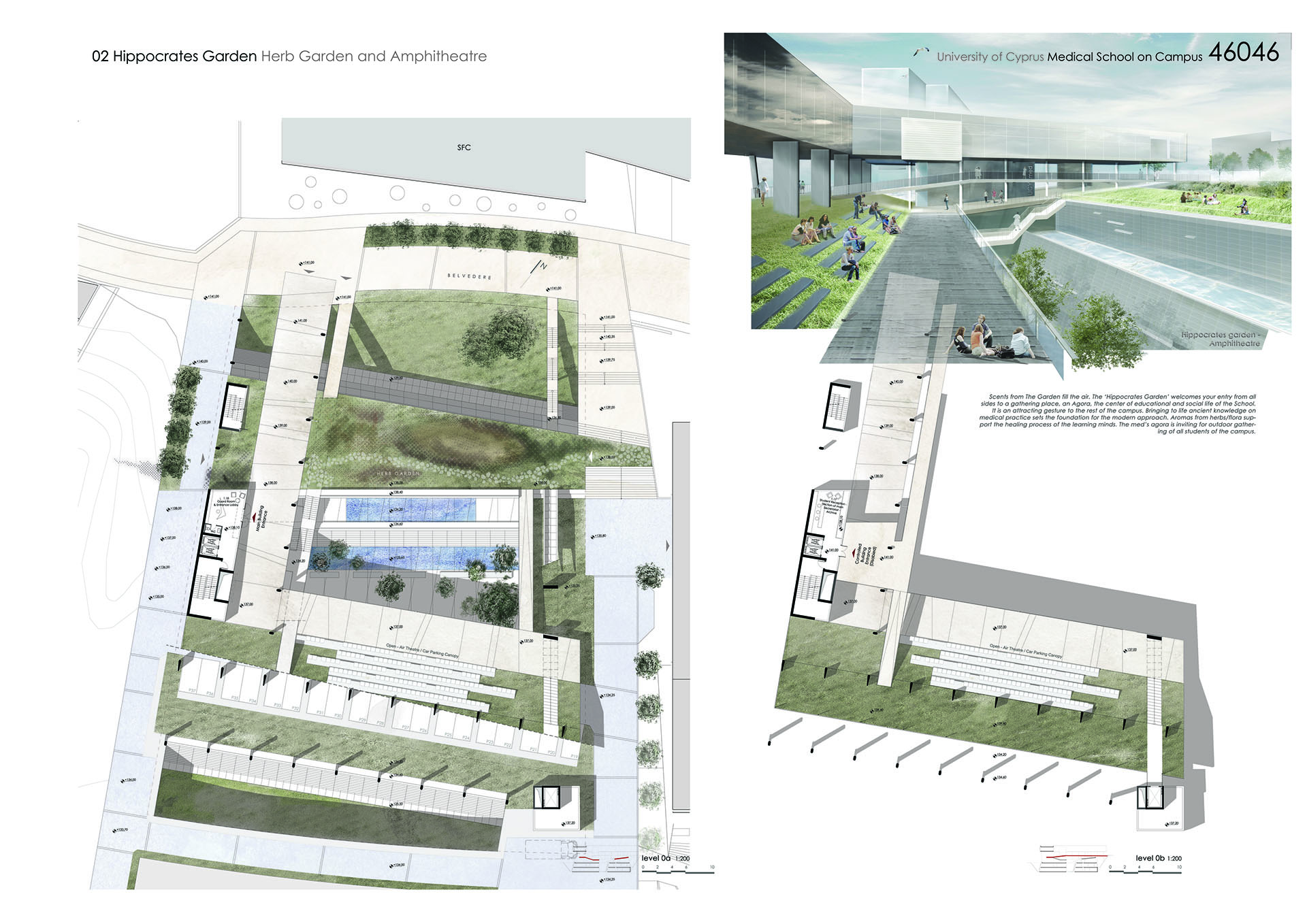 University of Cyprus Med School Architectural Competition - with Ian Ritchie Architects
